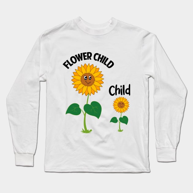 Flower Child & Child Long Sleeve T-Shirt by CoCreation Studios